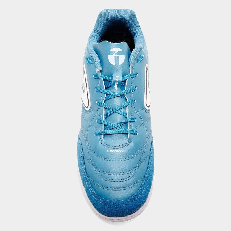 Chuteira Futsal Topper Maestro Club V Prisma Unissex - Azul+Branco