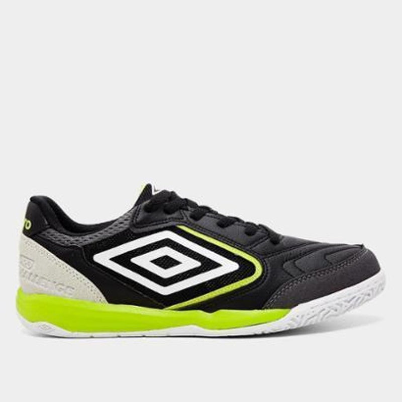 Chuteira Futsal Umbro Pro Challenge Uptake Unissex - Preto+verde