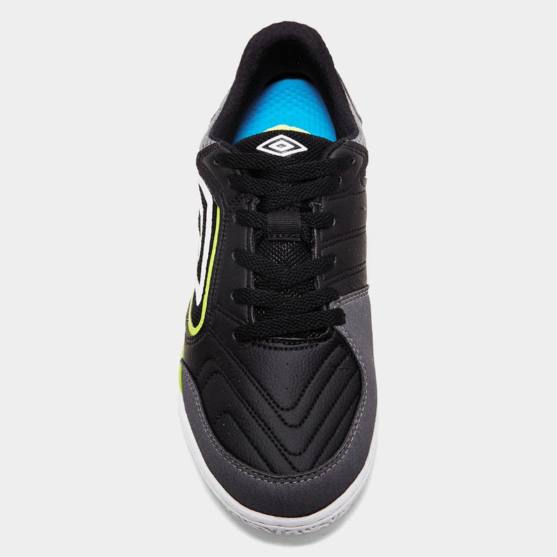 Chuteira Futsal Umbro Pro Challenge Uptake Unissex - Preto+verde